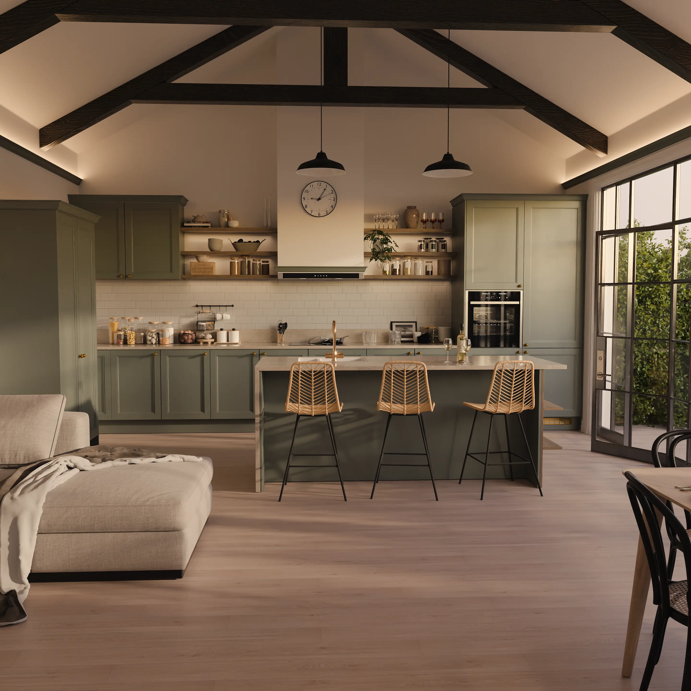 Sage Green Kitchen